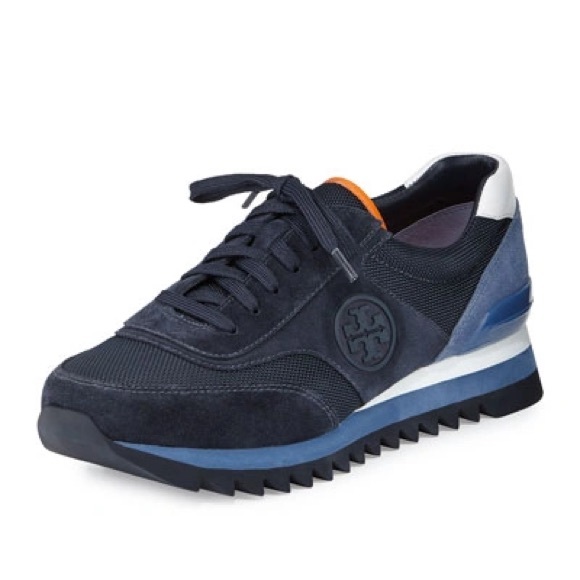 Tory Burch Shoes - Tory Burch Sawtooth Logo Sneaker